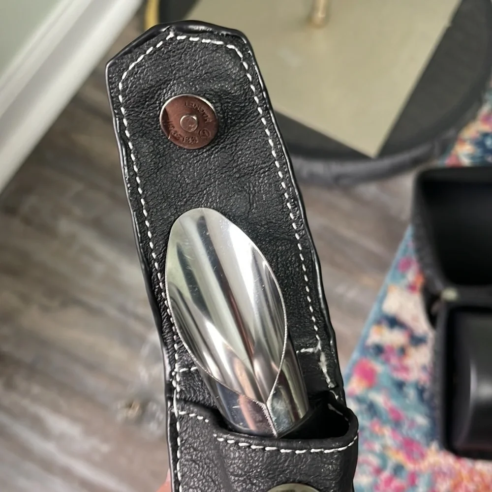 CaddyO Wine Leather Holder Carrier Travelbag